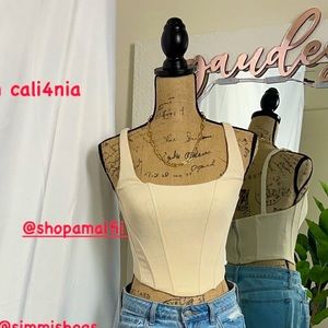 Emperess cut corset top